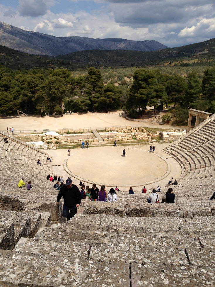 The theater at Epidauros